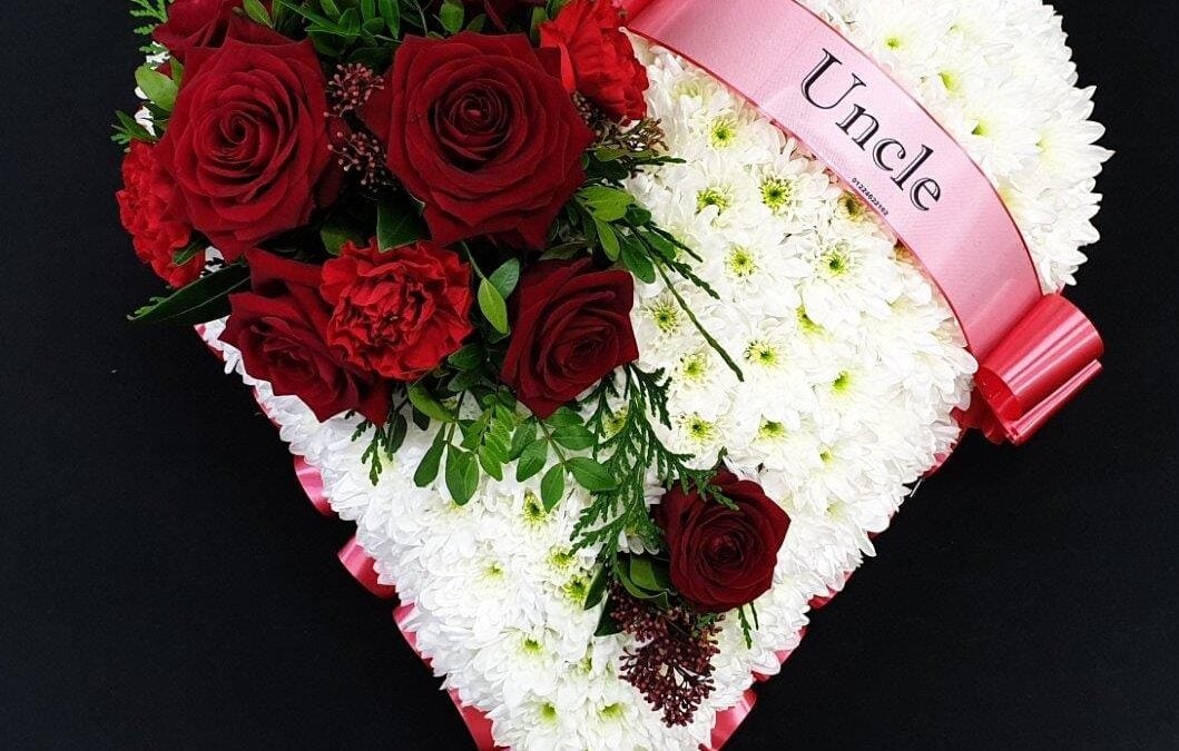 Funeral Flower Heart 1