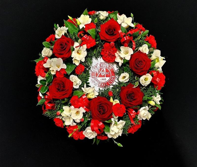 Aberdeen Football Club Funeral Wreath
