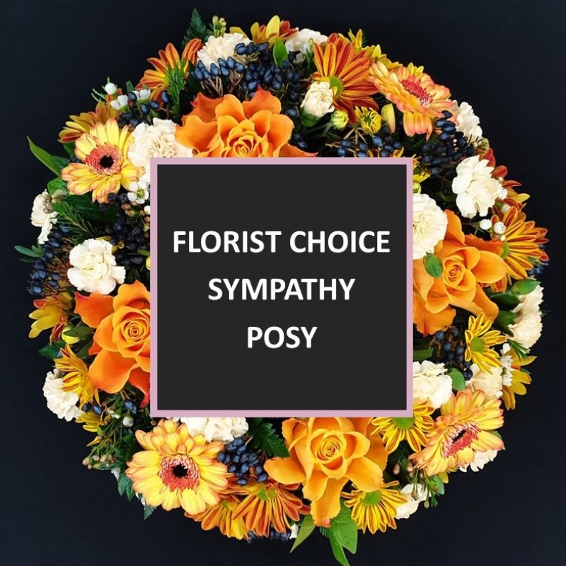 Aberdeen Funeral Posy Florist Choice Sympathy Posy by Anastasia Florists