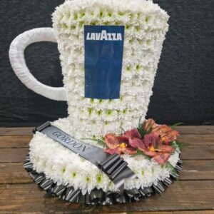 Funeral Flower Coffee Cup | Funeral Flowers | Florist