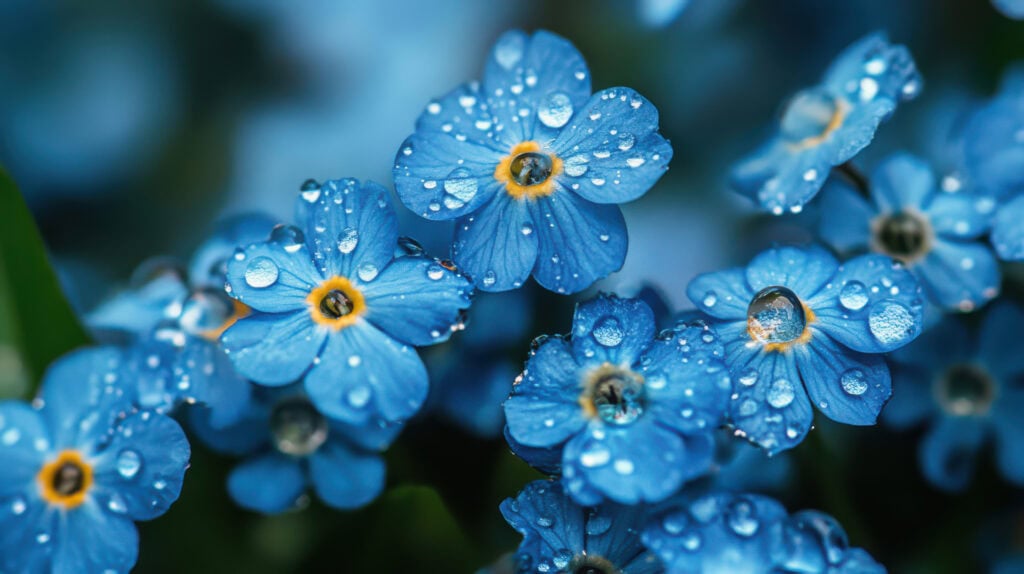 Forget-Me-Nots Funeral Flower