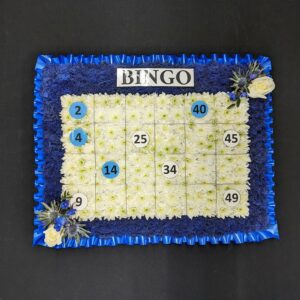 Funeral Bingo Board | Funeral Flowers Aberdeen | Florist