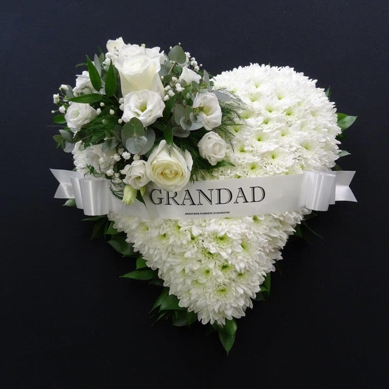 Funeral Heart 40 Funeral Heart | Funeral Flowers | Florist Aberdeen