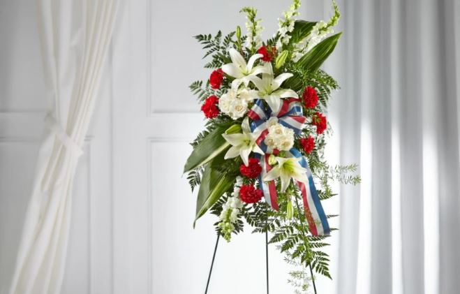 Funeral Stand Casket  Spray