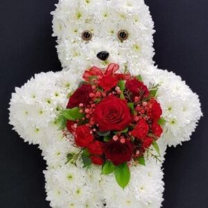 Aberdeen Funeral Florists | Funeral Flower Teddy Bear
