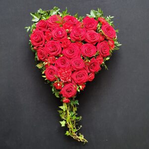 Aberdeen Funeral Florists | Funeral Flower Rose Heart