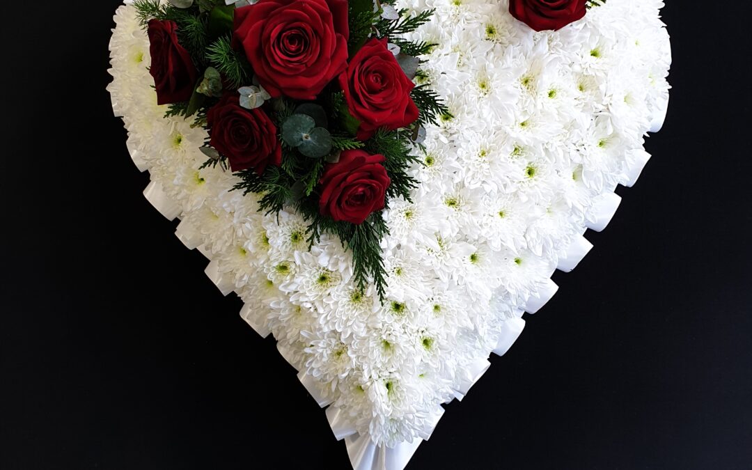Funeral Flower Heart 18