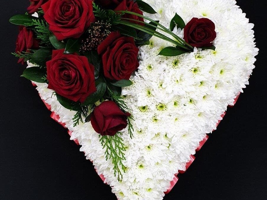 Funeral Flower Heart 2