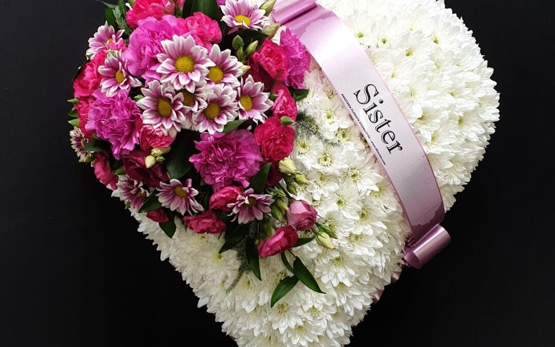 Funeral Flower Heart 21