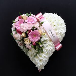 Funeral Heart | Funeral Flowers | Funeral Flower Heart | Florist Aberdeen