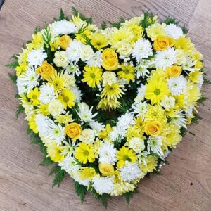 Bereavement Heart | Funeral Flowers Aberdeen | Funeral Flower Heart