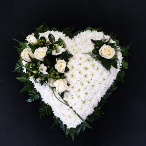 Funeral Heart | Funeral Flowers | Delivered by us | Florist Aberdeen