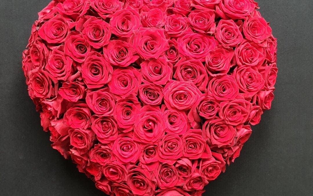 Funeral Flower Heart 34