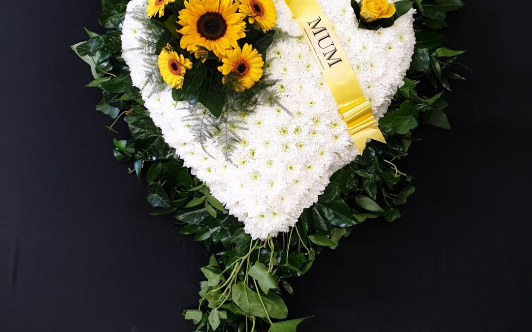 Funeral Flower Heart 35
