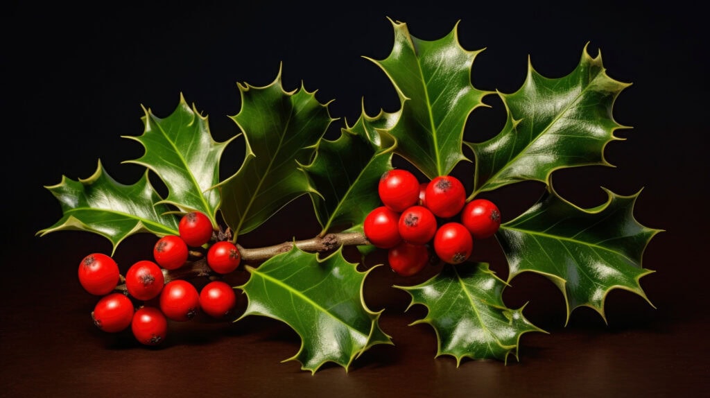 Holly Christmas Flower