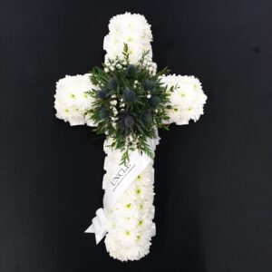 Funeral Cross | Funeral Wreath | Funeral Flower Wreath | Florist