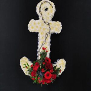 Funeral Flower Anchor | Funeral Wreath | Funeral Flower Wreath | Florist