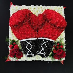 Funeral Flower Boxing Gloves | Funeral Flowers Aberdeen | Florist