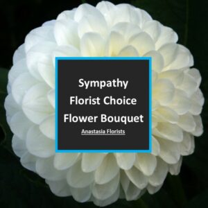 Sympathy Flower Bouquet White sympathy flower for condolences