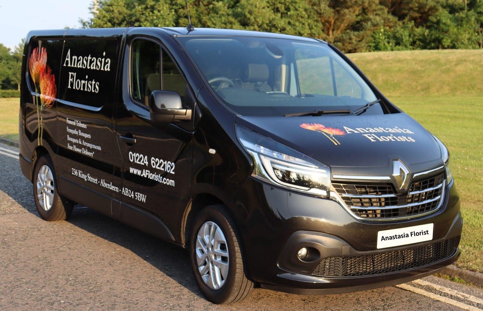 Anastasia Florists Van - Local Aberdeen Florist
