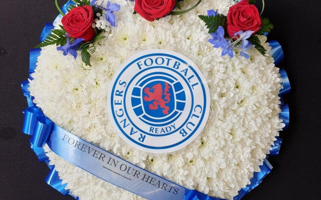 Rangers Football Club Funeral Posy