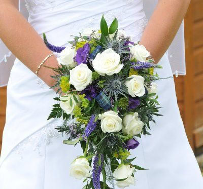 bouquet flowers with scottish elegance