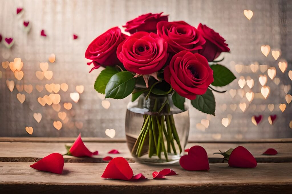 vecteezy photo wallpaper heart the sky the flowers the roses the 30356686 1